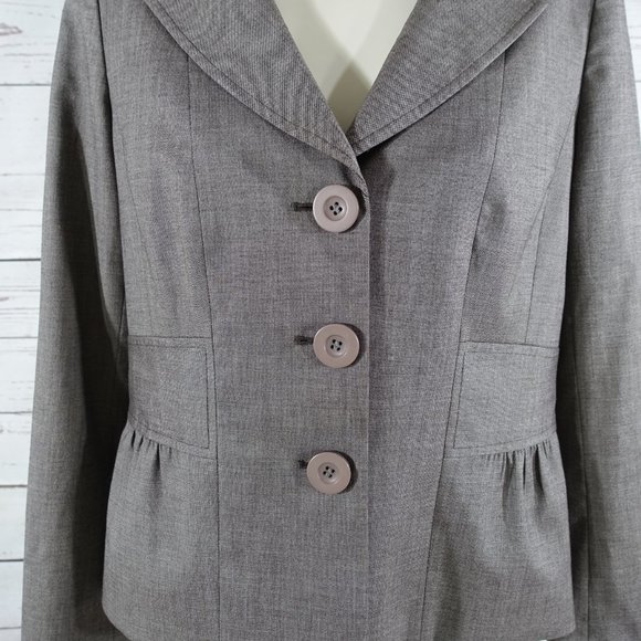 Halogen Brown Lined Blazer - Picture 2 of 7